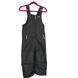 Champion Youth Snow Bib Pants Black Unisex Kids Size XS 4-5 Ski Wear